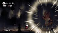 A still of fighting against the Last Judge boss in Hollow Knight Silksong (Image via Team Cherry || YouTube@Kibbles Gaming)